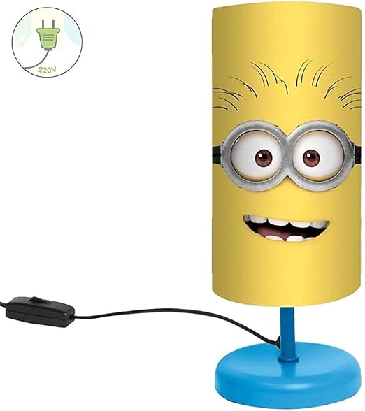 Minions Nachttischleuchte Kinderzimmer Lampe Amazon De Kuche Haushalt