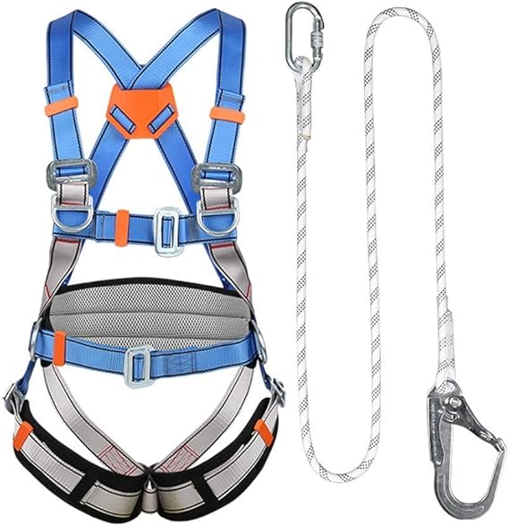 Fall Protection Safety Harness Kit Full Body Protection Fall Arrest Kit