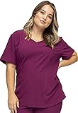 HeartSoul Women Scrubs Top V-Neck Break On Through