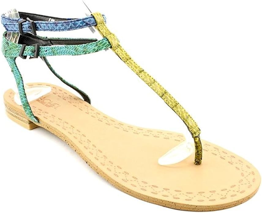 Amazon.com: Rachel Roy Padina Open Toe Dress Sandals Shoes Green Womens Size 8.5: Shoes