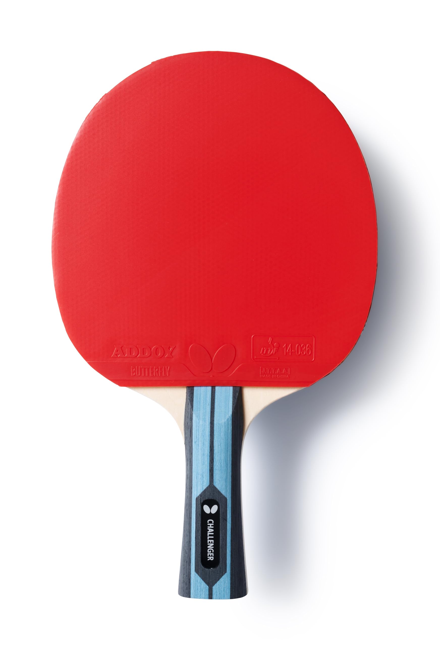 Team Butterfly Challenger Table Tennis Bat, Professional Table Tennis Bat for Beginners and Advanced Players, ITTF Approved for Competitions