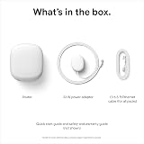 Google Wifi Pro Wi-Fi 6E Mesh Router Snow 1 Pack Fast Whole Home Coverage view 2