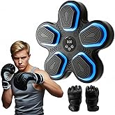 Music Boxing Machine for Adults Upgraded Bluetooth Smart Wall-Mounted Interactive Punching Trainer for Home Indoor Workout and Gym Equipment