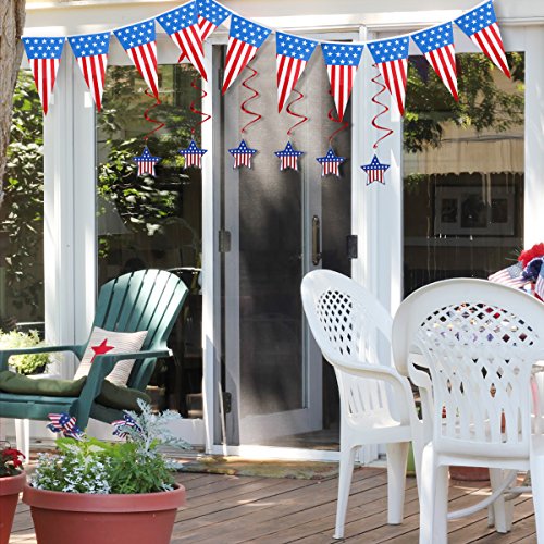 2 Decorations+Patriotic+Decoration+Independence+Supplies