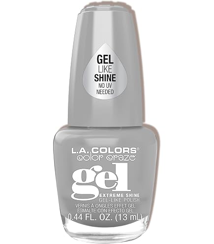 Amazon.com : L.A. COLORS Glazed Gel Polish, Duchess CNL697W