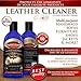 Glacier Leather and Vinyl Cleaner with Conditioner and Bonus Glove for Safe, Deep Cleaning 8 Ounce