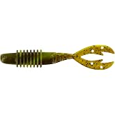 Big Bite Baits 4.25" Kamikaze SWIMON/Green Pumpkin/Chartreuse Swirl (6 Pack)