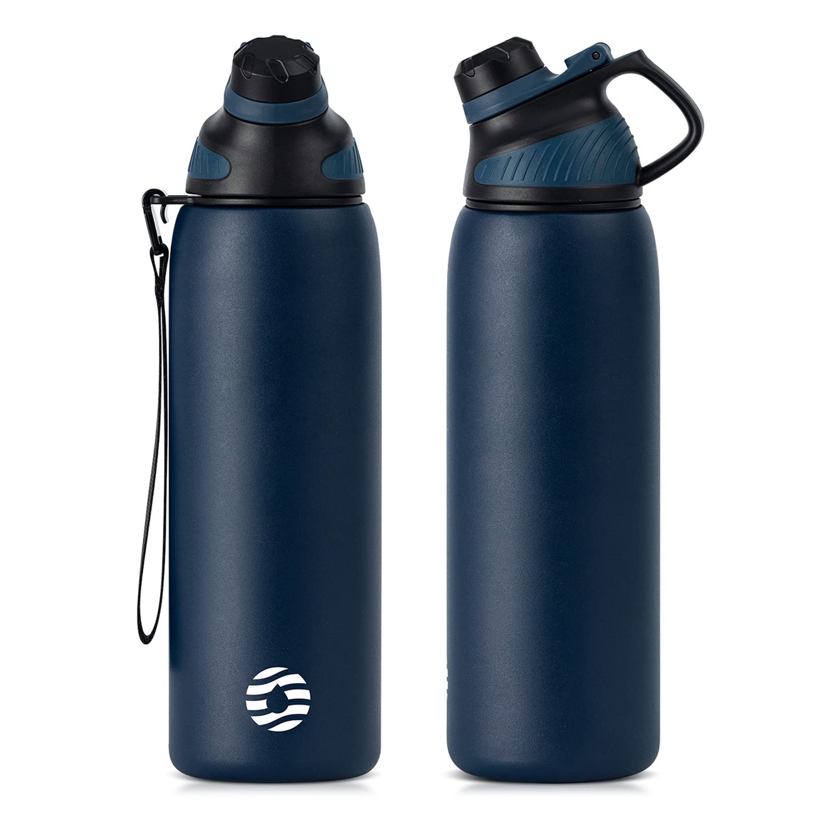 Fjbottle Stainless Steel Water Bottle 600ml/800ml/1L/1.5L with Magnetic Lid, BPA Free Insulated Water Bottle, Sports Metal Water Bottle Hot&Cold Drinks Vacuum Flask Leak-Proof for Gym, Work, Travel — image 1