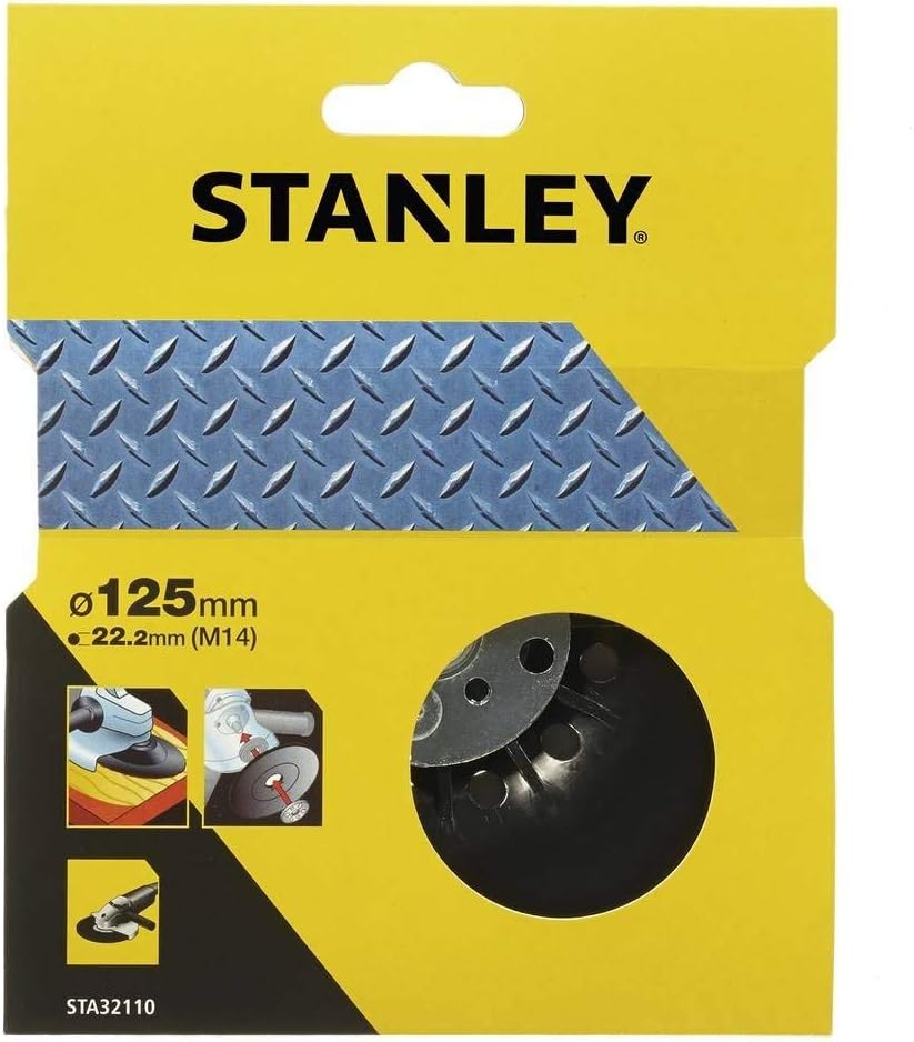 Plato soporte de Nylon para amoladoras M 14. ø 125 mm