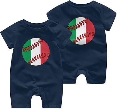 baby girl baseball romper
