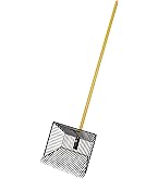 Little Giant DuraFork Pitch Fork - Polycarbonate Manure Fork With Angled Tines & Ergonomic Handle