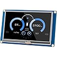 Nextion 4.3″ HMI Display Basic Series NX4827T043 LCD-TFT Resistive Touch Screen 480×272 Compatible for Arduino and Raspberry Pi, Suitable for Vehicle, Home Appliance, etc.