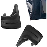 Bawkars 2 PCS Mud Flaps, 8.27" x 12.6" Tire Protector Splash Mudflaps, All-Weather Protector Mud Guard, Tire Rear Trim, Universal Exterior Accessories for Most Cars(Black)