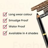 Beauty Forever True Kohl Waterproof Eyebrow Pencil Dark Brown 402 with Sharpener view 6