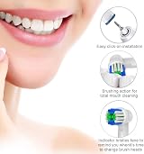 genkent Replacement Toothbrush Heads for Oral-B Braun 16 Pcs Pro 500 1000 1500 view 5