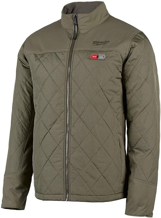Milwaukee M12 Heated Axis Jacket Only (3XLarge, Olive Green) Clothing