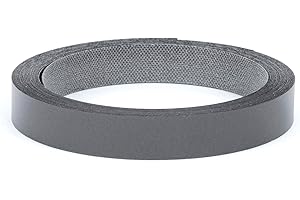 FD FURNDIY Furndiy 3/4" x 25' Roll of Anthracite-Grey Pre-Glued Melamine Edgebanding Tape - Melamine Edgebanding Tape - Iron on Edge Band - Melamine Edging for Easy Furniture Restoration, Cabinet Repairs