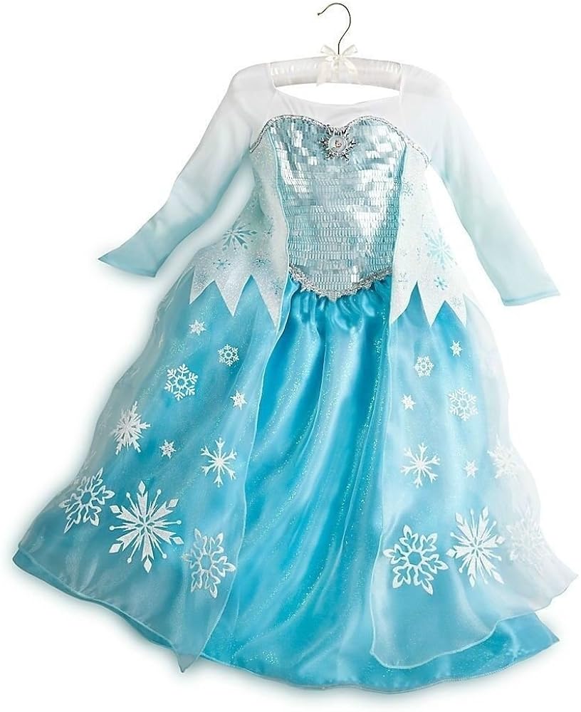 Amazon Disney ディズニー アナと雪の女王 ディズニーストア限定 エルサ ドレス コスチューム 100cm 並行輸入品 Disney ディズニー シューズ バッグ