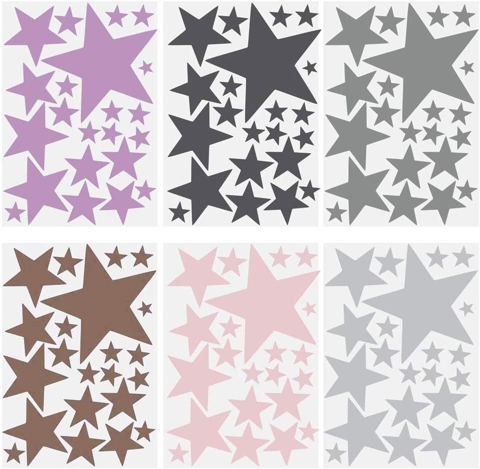 Pegatinas de pared Pegatinas Estrellas Fluorescentes HO2NLE 120pcs