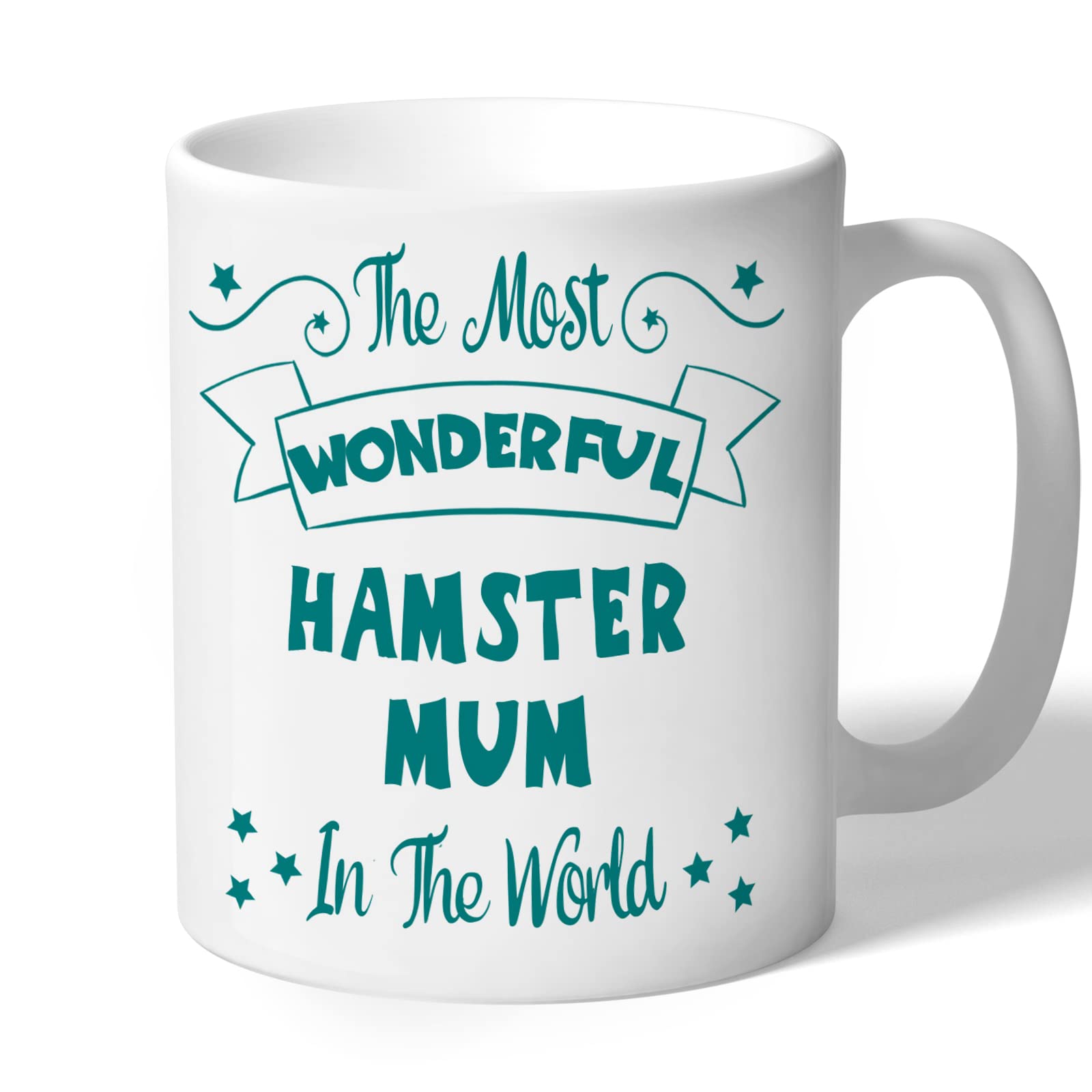 Dog Lovers Collection Chinchilla Mum Mug - Pawsome - Chinchilla Gifts (Teal Print)