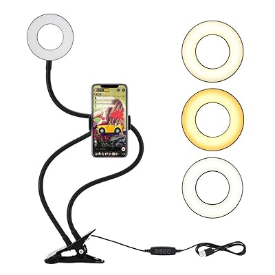 Flexible Selfie Ring Light with Phone Holder Kuwait Ubuy