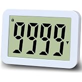 QINFIEY Digital Countdown Days Timer 9999-Days Electronic Timer for Vacation Retirement Wedding Lab, Large Display for Classroom Graduation,Study Fitness Count Down