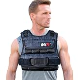 miR Air Flow Weighted Vest with Zipper Option 20lbs - 60lbs Solid Iron Weights Machine Washable. Workout Vest for Men and Wom