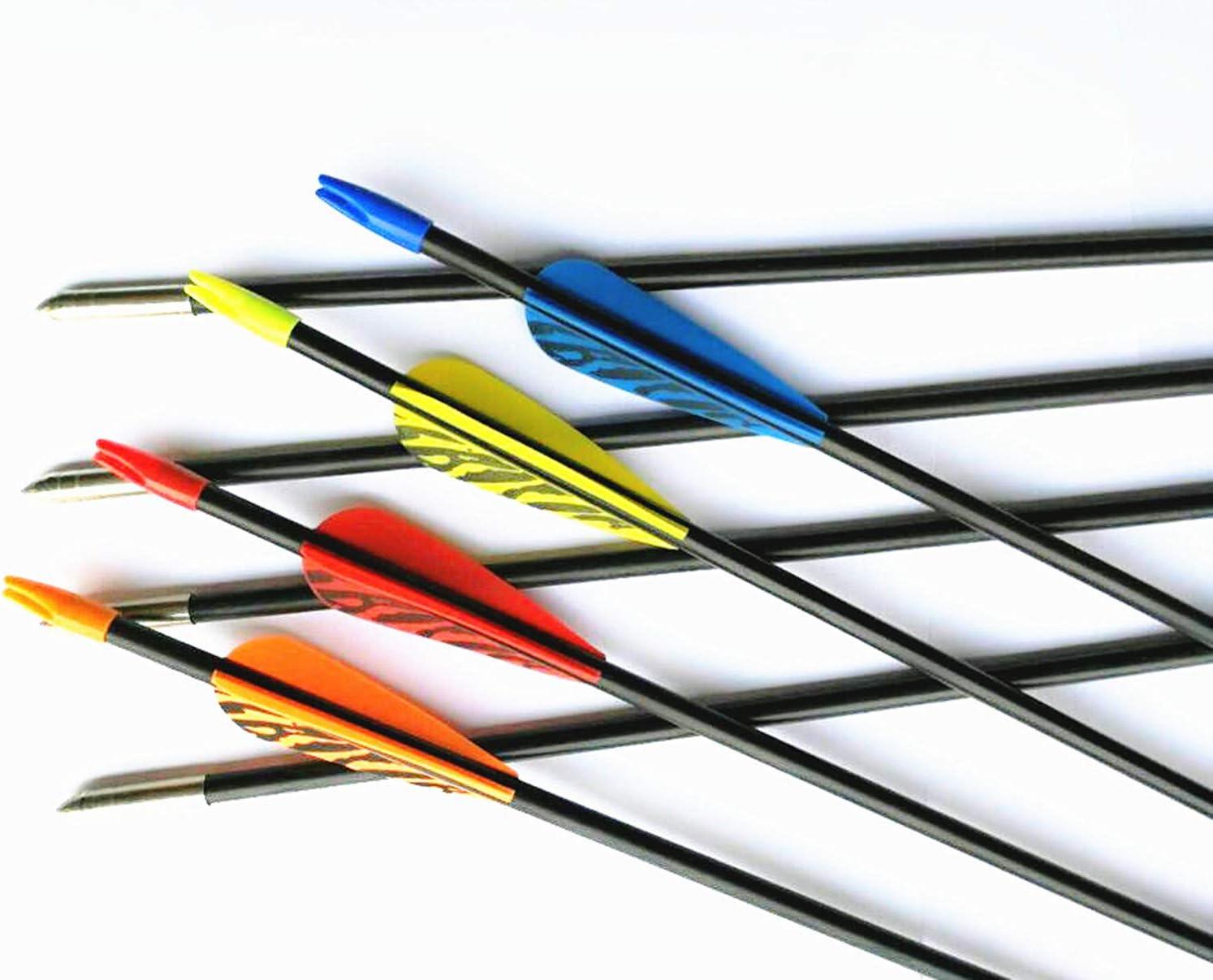GPP 28" Fiberglass Archery Target Arrows - Practice Arrows or Youth Arrows for Recurve Bow- 12 Pack : Sports & Outdoors