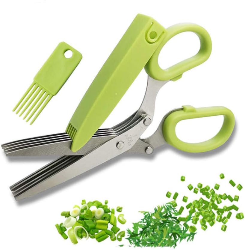 Kitchen Herb Scissors Lettuce Scissors Herb Scissors With 5