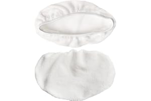 Mop Refills 15x8 Inches Terry Cloth Pads with Strong Absorption and Double-Sided Elastic, Washable up to 150 Times for Wet or