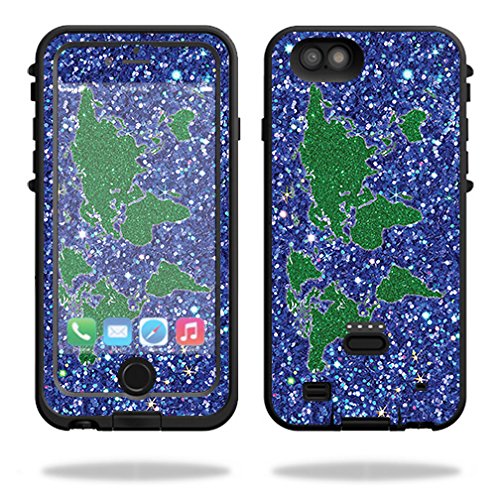 MightySkins Skin Compatible with Lifeproof FRE Power iPhone 6 Case – Bling Worl…
