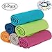 GeTeLe [6 Pack] Cooling Towel (36″x12″), Soft Breathable Ice Sports Towel Keep Cool Chilly Towel Super Absorbent Microfiber Fast Drying Towels Chilling Neck Wrap for Yoga, Sport, Workout, Fitnessthumb 1
