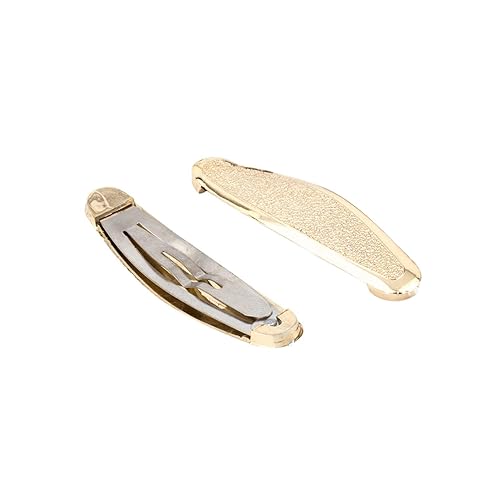 Gold Snap-On Hair Clips Jewellery for Women