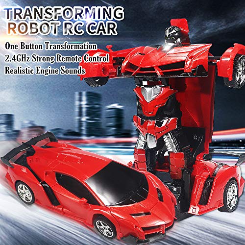 Remote Control Car Transforming Robot, Transform RC Car Robot with One