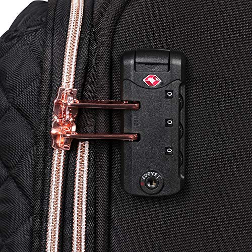 it luggage Divinity Softside Expandable TSA Lock Spinner, Black with