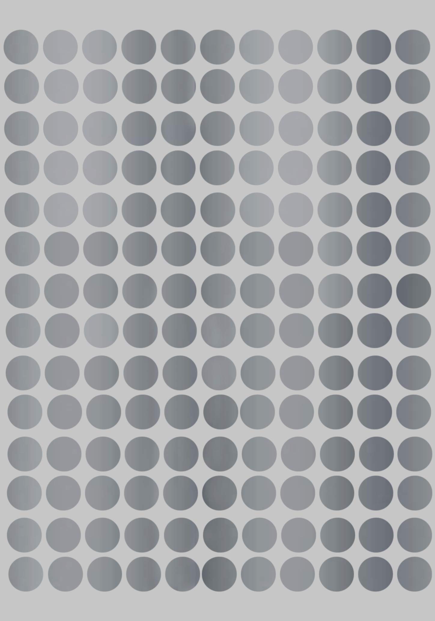 Small Dot Stickers Sheets (1cm) 10mm Metallic Silver Round Colour Code Labels - 2100 Pack
