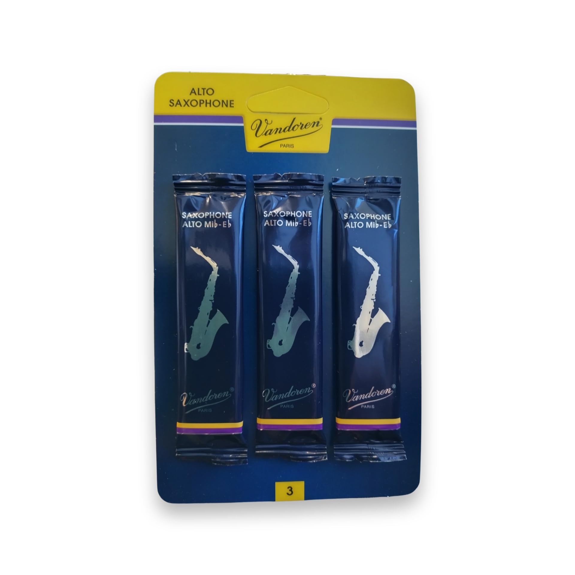 VANDOREN Reeds Alto Sax 3 Traditional (3 Pack)