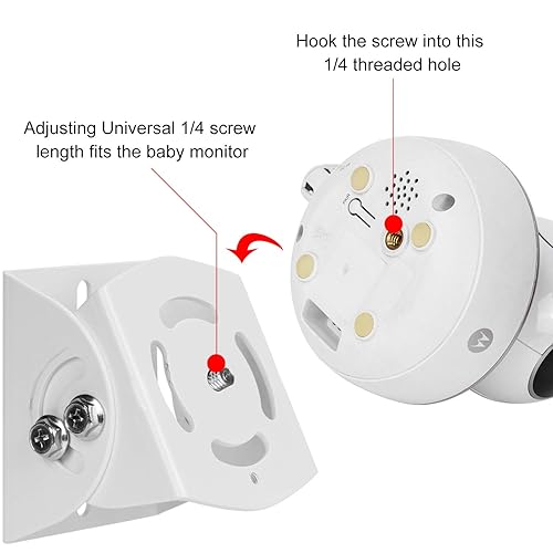 Adjustable Angle Mounting Motorola Baby Monitor To Wall Adjustable