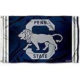 College Flags & Banners Co. Penn State Nittany Lions Vintage Retro Throwback 3x5 Banner Flag