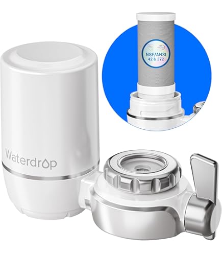 洗顔料 Water Filter Filterbaby 1.0 Faucet - Mounted Water Filter for Skin Care