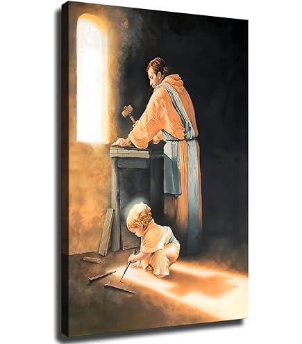 Amazon.com: Boy Jesus Nail Spikes in Joseph's Carpenter Shop