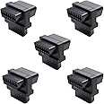 OBD2 Splitter, bbfly-B31 Full 16pin OBDII Port 1 Male Splitter to 2 Female Extension Cable 1.6IN/4CM (B31 5PAK)