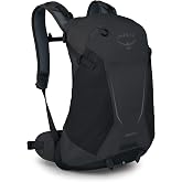Osprey Hikelite 18L Hiking Backpack, Black OS | daypack, travel daypack, camping pack, rain cover, wet weather carry, Black color, OS size