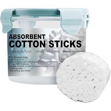 thumbnail image 2 of 150-Pack Nosebleed Cotton Rolls With CASE – Super... 2 of 10