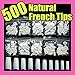 500 White False French Nail Art Tips Uv Acrylic 064