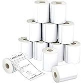 LabelChoice 2640 Labels Compatible Dymo 1744907 Shipping Labels(Not for Dymo 550, 5XL),12 Rolls 4x6 Adhesive Direct Thermal Postage Labels Replacement Used with Dymo Labelwriter 400 450 Twin Turbo,4XL