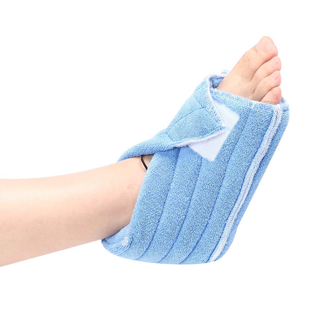 2pcs Boot Heel Protector Cushion Foot Heel Support Foot Ankle Warm Cover for Relieveing Foot Pressure Soft Foot Pillows for Elderly Bed Nursing Care