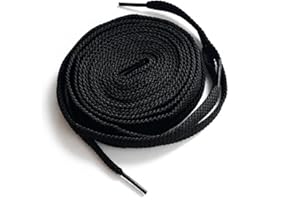2 Pairs 120CM Flat Shoelaces - 0.8CM Wide, Shoe Laces for Sneakers, Casual Shoes & Athletics