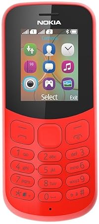 Nokia 130 Mobiltelefon (VGA Kamera, Bluetooth, extra lange Akkulaufzeit, Radio- und MP3 Player, Taschenlampe, Wecker, Dual Si