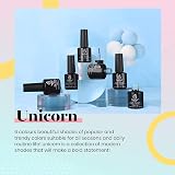 Beetles Gel Polish Unicorn Pastel Colors Set 6 Shades Pink Purple Blue Yellow view 3